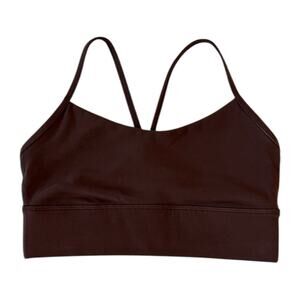 Lululemon Brown Sports Bra with Supportive Band